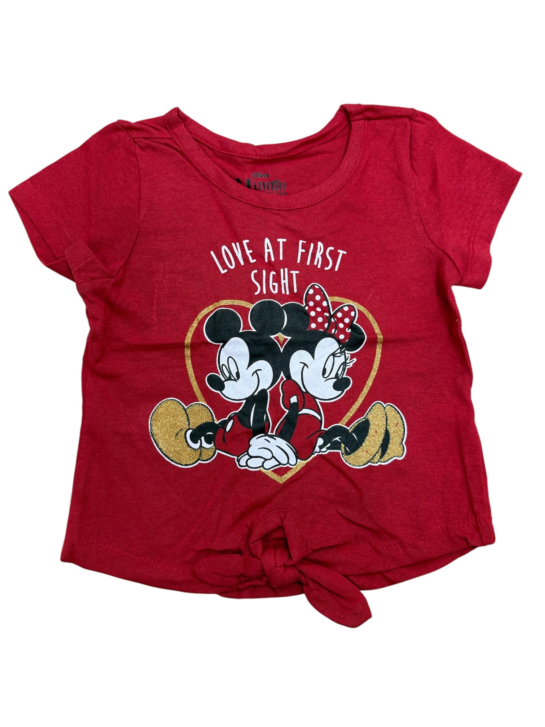 Toddler Mickey & Minnie "Love at First Sight" Shirt