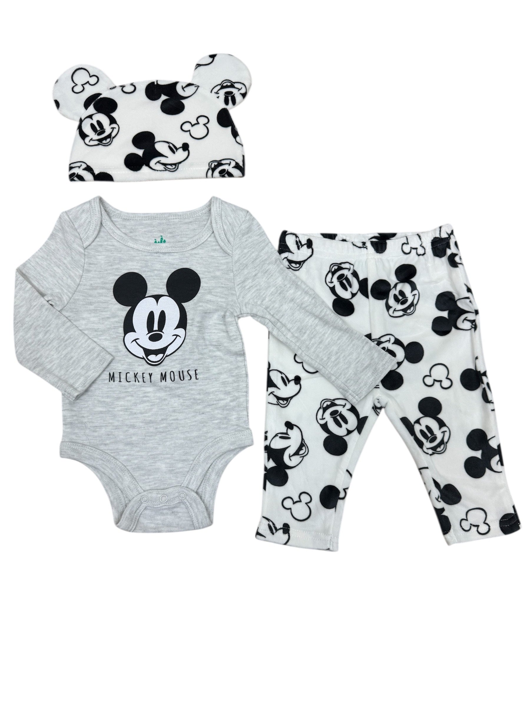 Disney Baby Mickey Mouse 3pc Set w/ Hat