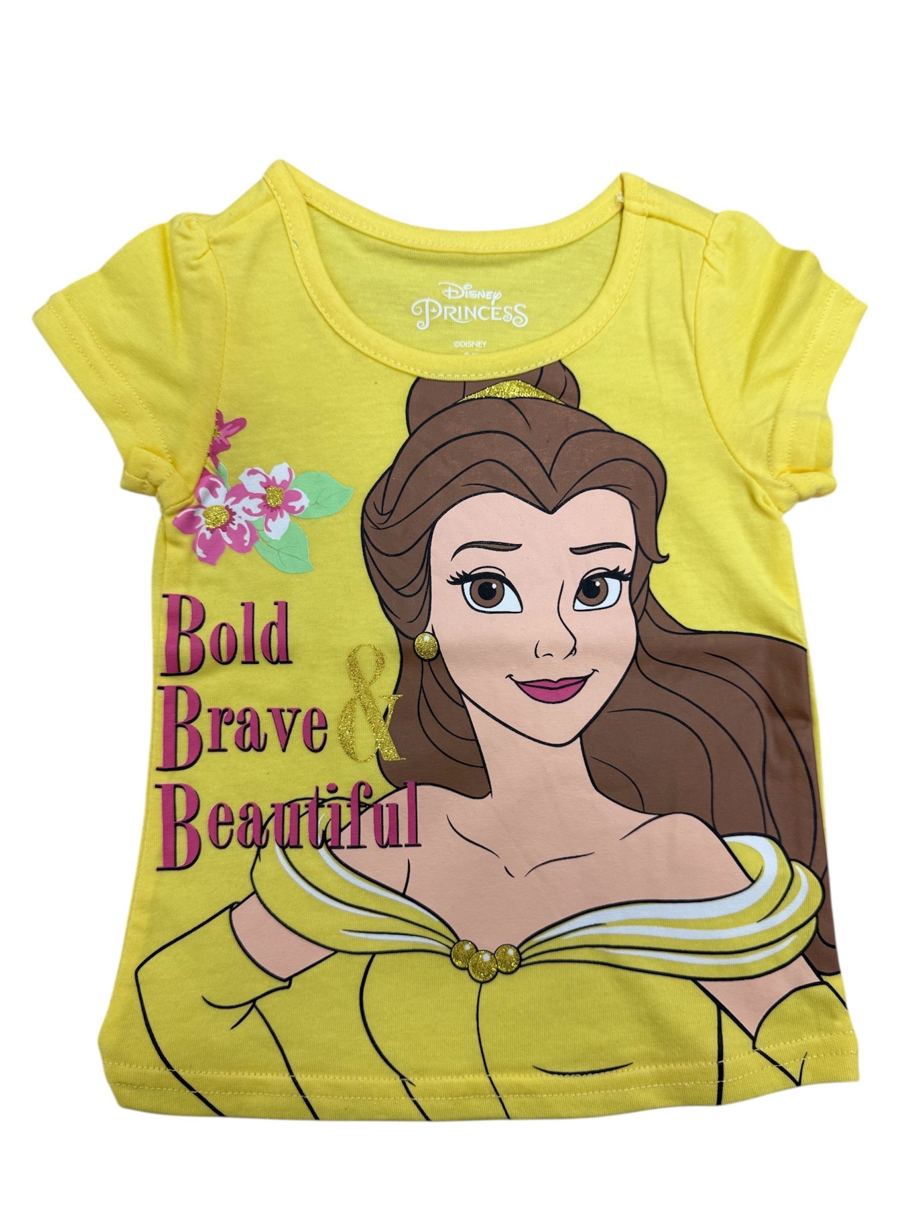 Disney Princess Belle "Bold, Brave, & Beautiful" Toddler T-Shirt
