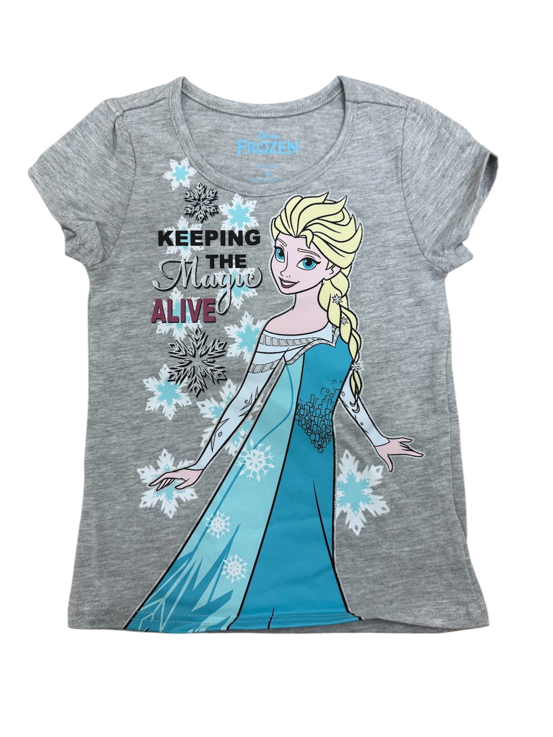 Disney Frozen Elsa "Keeping the Magic Alive" Girls T-Shirt