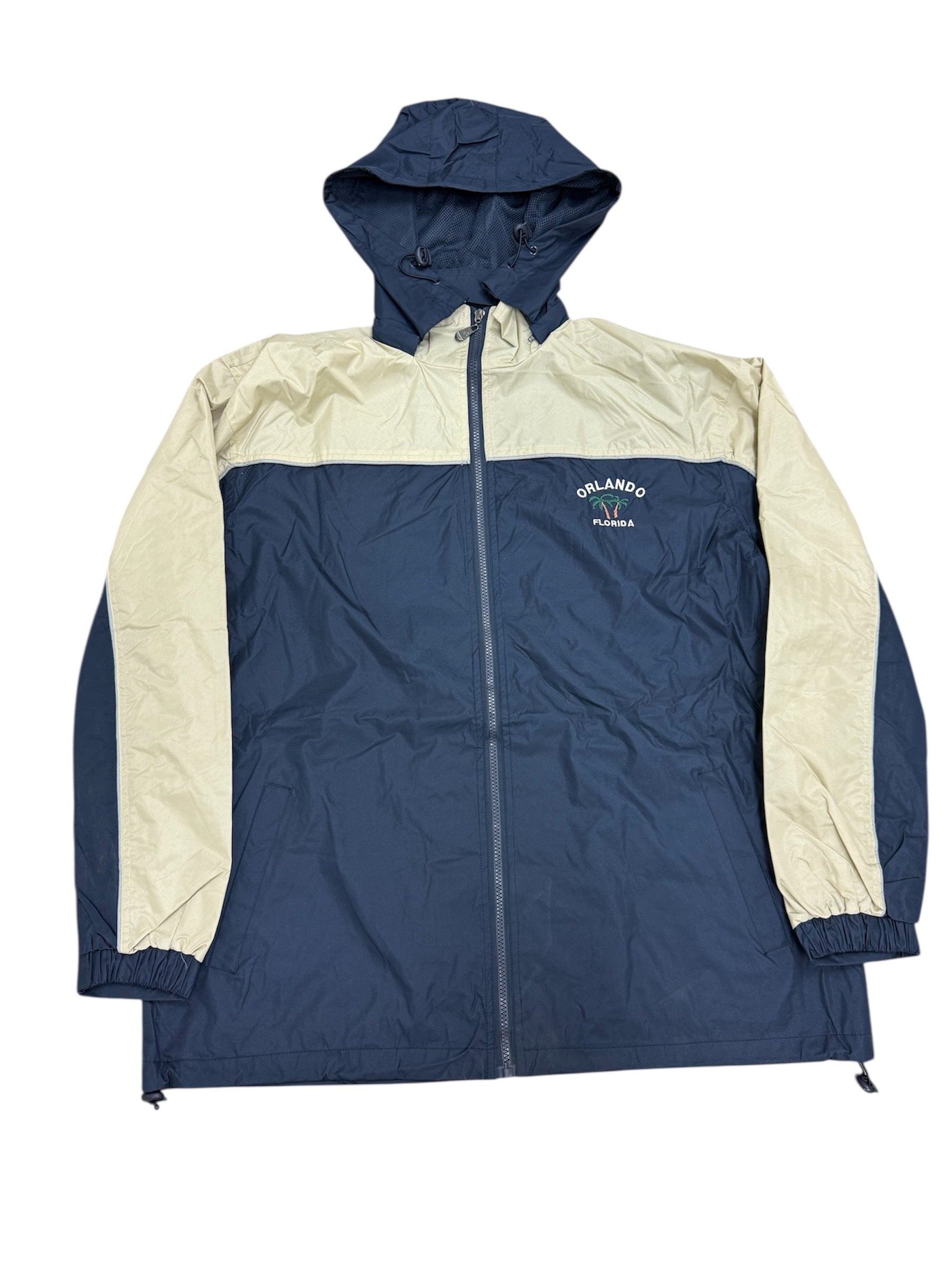 Orlando Adult Full Zip Windbreaker Jacket w/ Mesh Lining