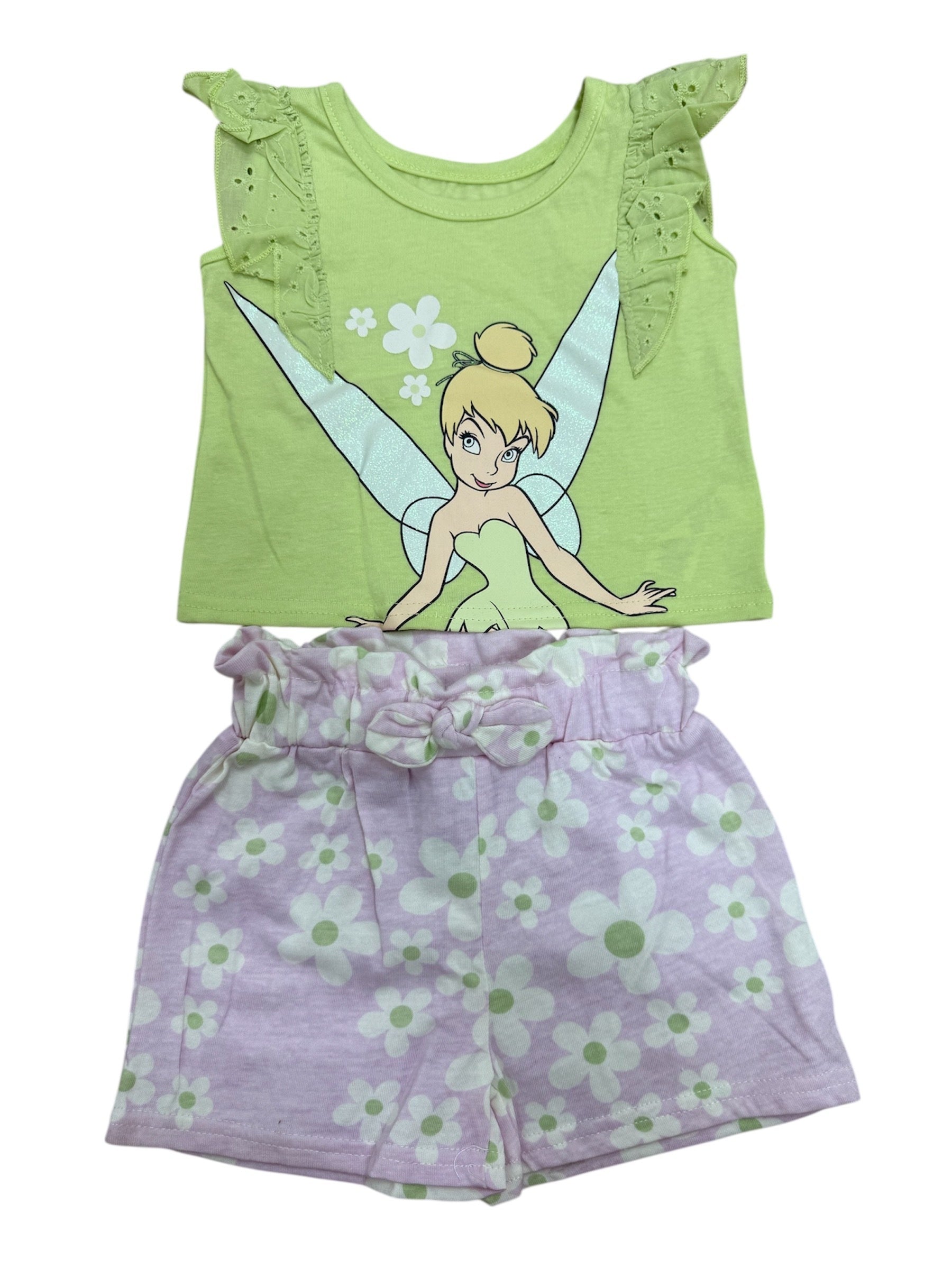 Disney Baby Tinkerbell Pose Shirt & Shorts Set