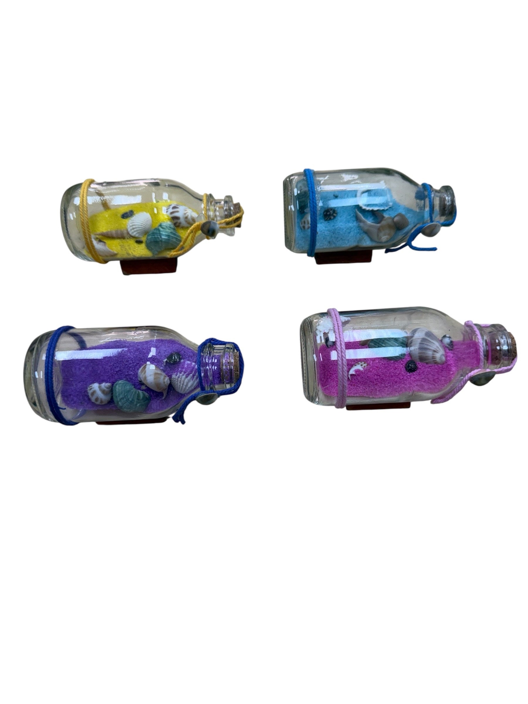 Shells & Colored Sand in Bottle Asst. Colors