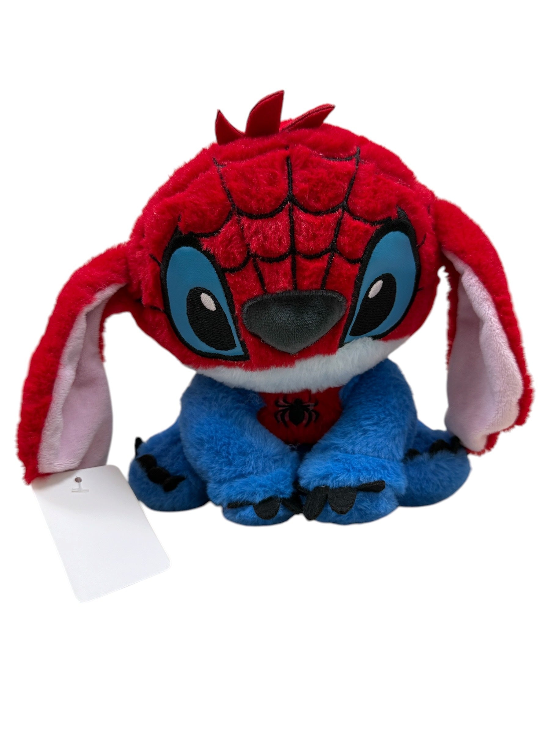8" Stitch w/ Spider Man Costume Plush