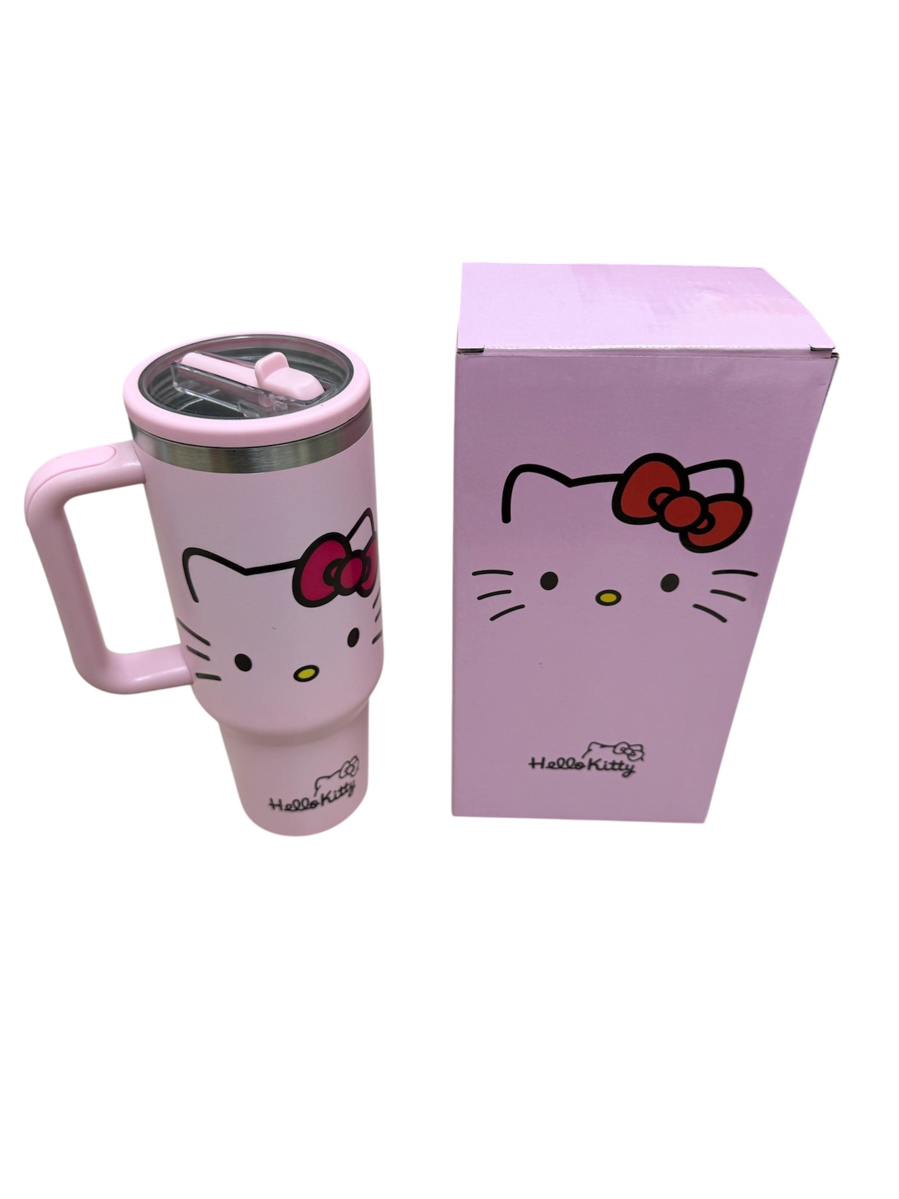 40oz Hello Kitty Icon Pink Tumbler
