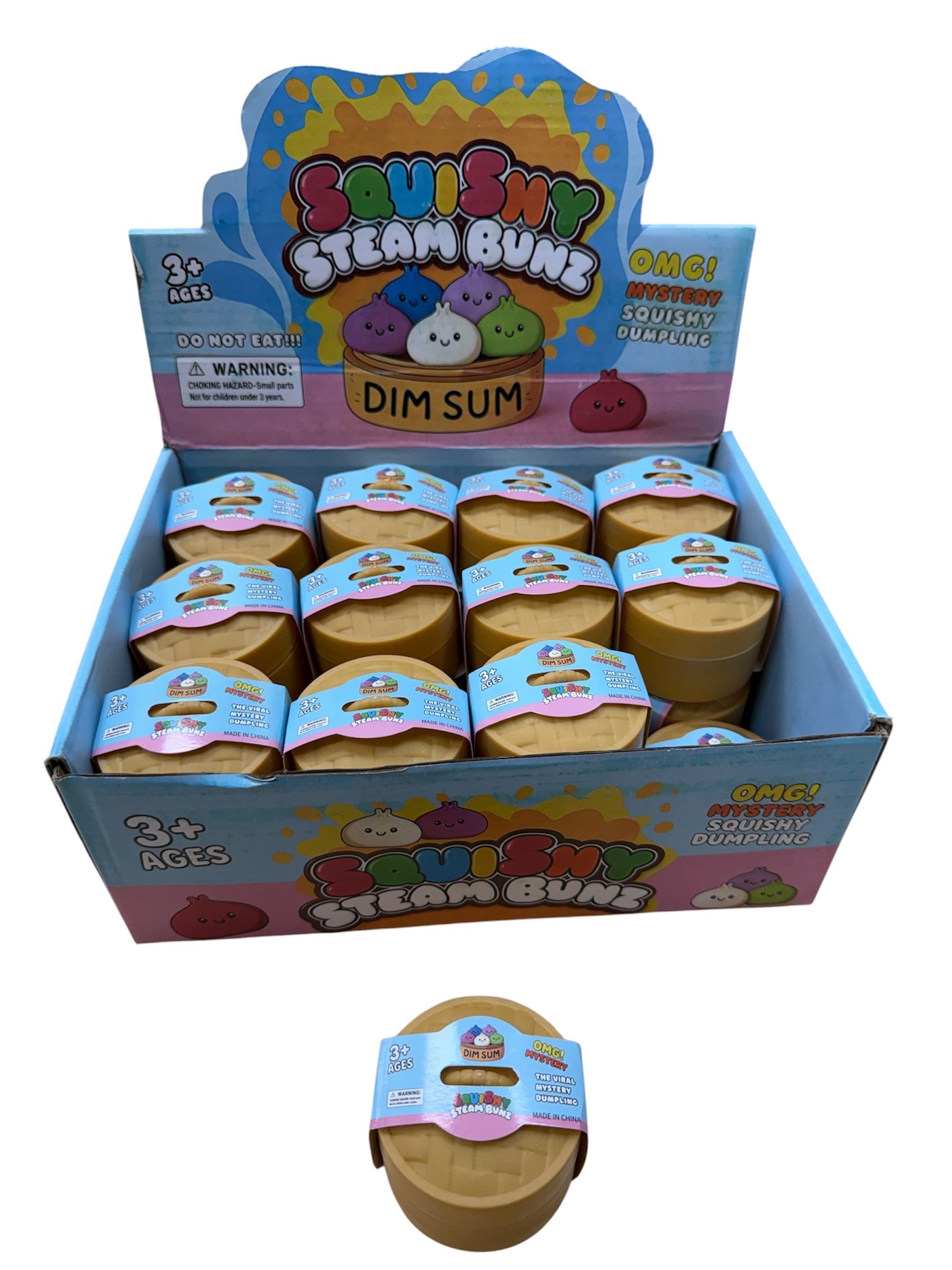 Mini Glitter Squishy Dumplings Asst.