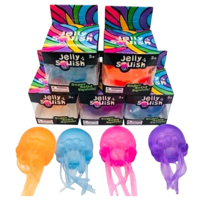 Small Jelly Fish Maltose Gummy Squishy 1pc - Plain