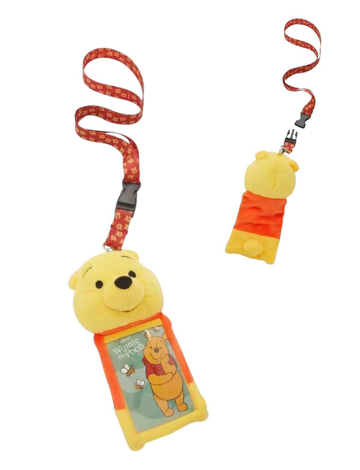 Disney Winnie the Pooh Head Plush Lanyard