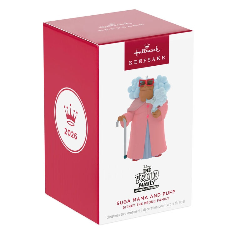 Disney The Proud Family Louder and Prouder Suga Mama and Puff Ornament