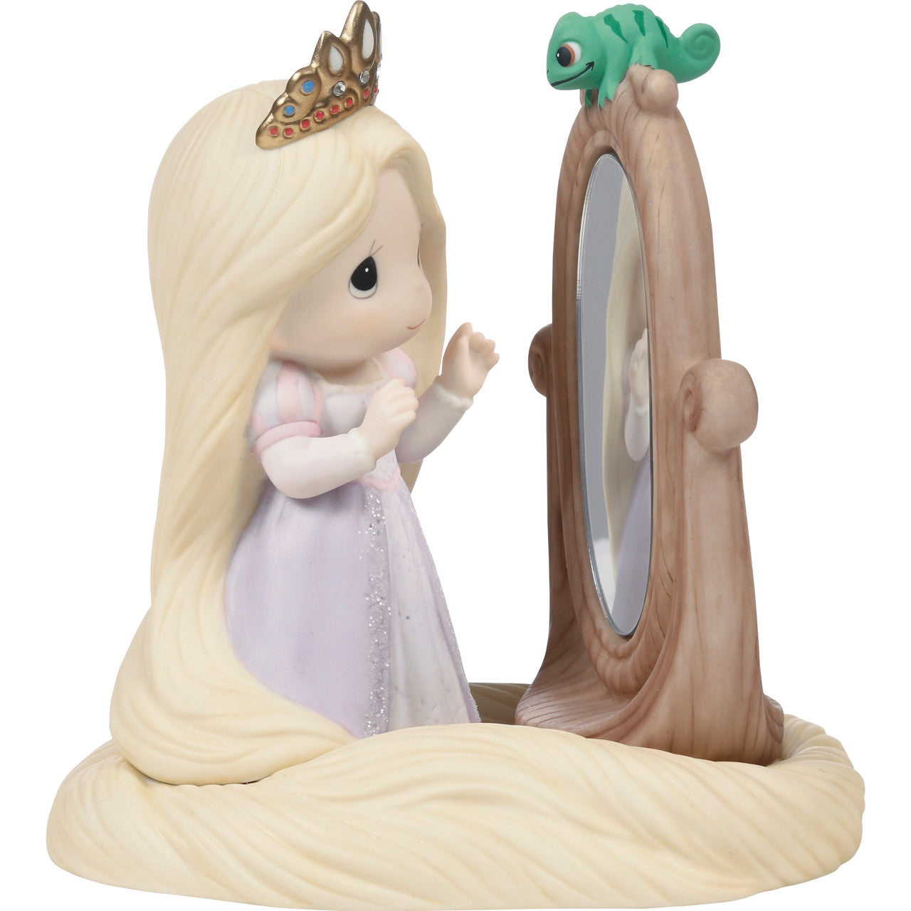 Disney Rapunzel w/ Miror Figurine