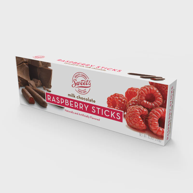 Milk Chocolate Raspberry Sticks