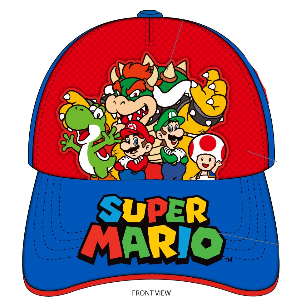 Mario Cap Bowser Family Selfie-W/Emb  Details