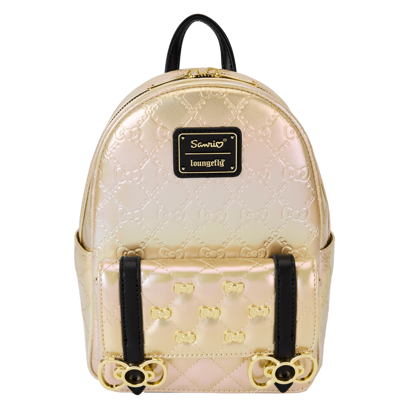hello kitty 50th anniversary backpack Metallic Gold Mini alarm clocks Loungefly Red Hello Kitty 50th
