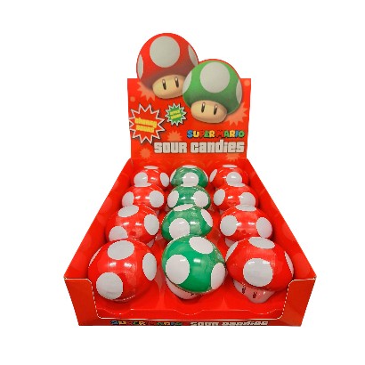 Nintendo Mushroom Sours Tin - Sour Candy