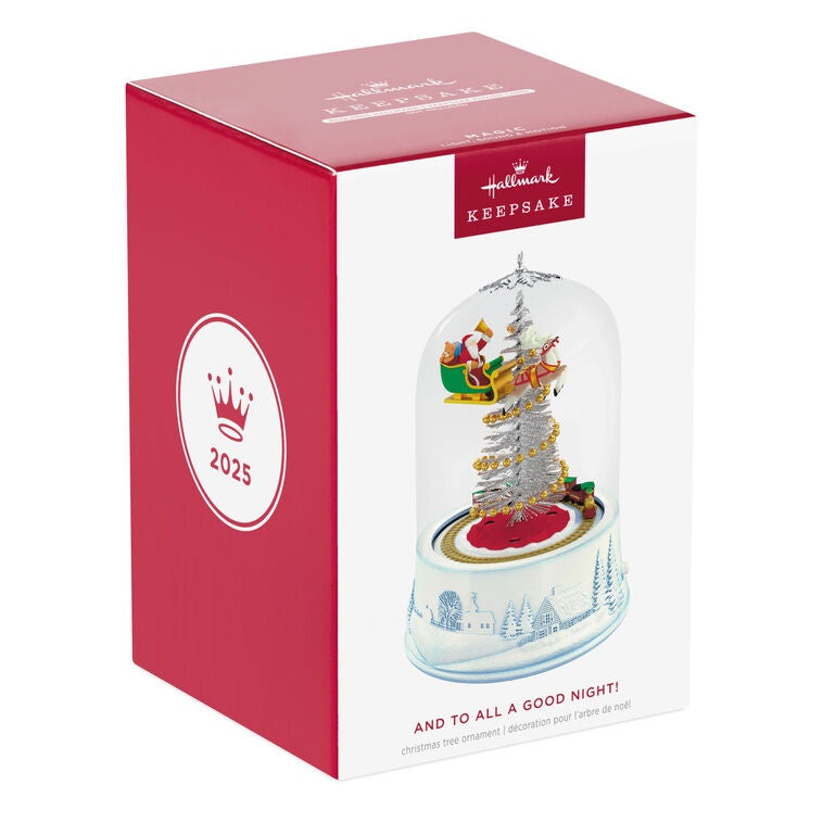 Hallmark keepsake And To All a Good Night! Musical Ornament With Light and Motion