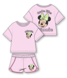 Toddler Minnie Mouse Winking Pink Shirt & Shorts Set