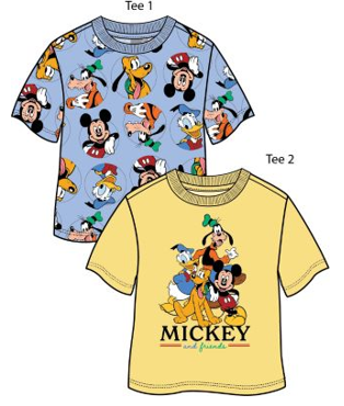 Disney Mickey & Friends Baby Boys 2PK Shirt Set