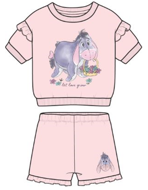 Disney Winnie The Pooh Eeyore w/ Flowers 2pc Set