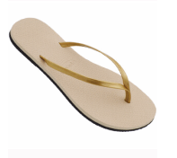 Ladies Slim Shady Gold Sandal