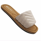 High Tide Zoe Slide ladies Cream Sandal