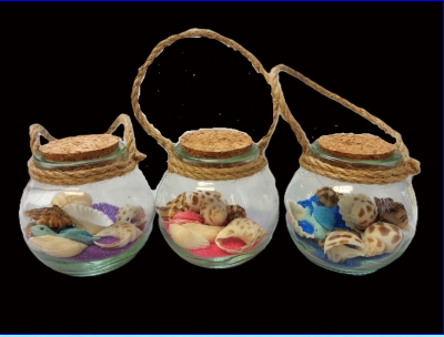 Round Bottle with Turtle- Color Asst 1Pc