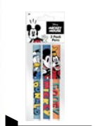 Mickey And Friend Retro 3pack Pens