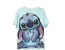 Stitch Adorable Light Blue Boyfriend Tee
