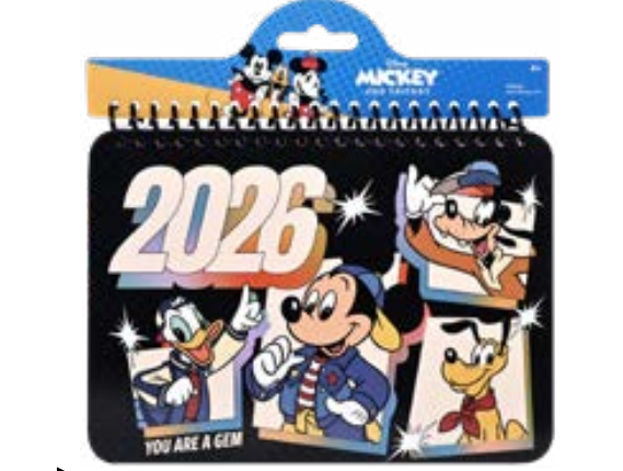 Mickey & Friends 2026 Cool Vibe Autograph Book