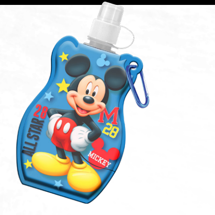 Mickey Mouse 28 Flat Water Bottle