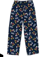 Mickey Mouse Men's Classic Pajama Pants Dark Navy