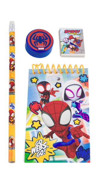 Spidey & Friends 4pc Study Kit