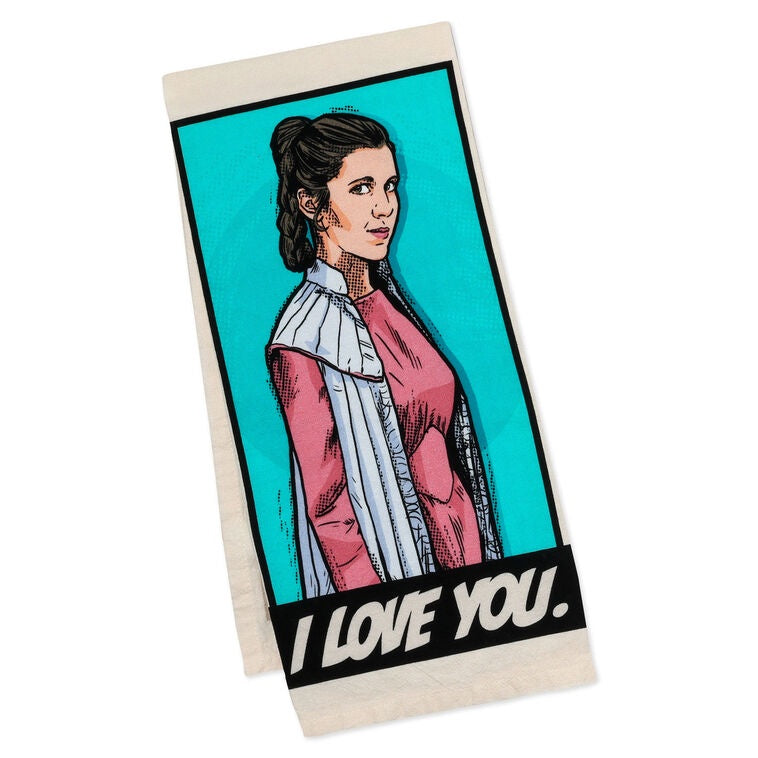Star Wars Han Solo and Princess Leia Tea Towel, 18x26