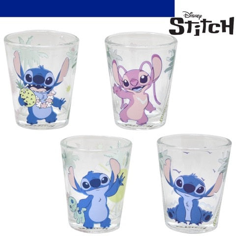Disney Stitch And Angel Ohana Shot Glass 1PC