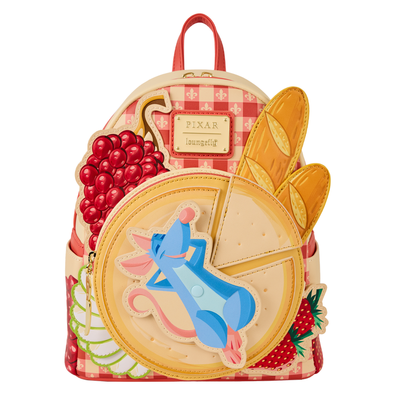 Loungefly Disney Pixar Scented Ratatouille Remy On Cheese Mini Backpack