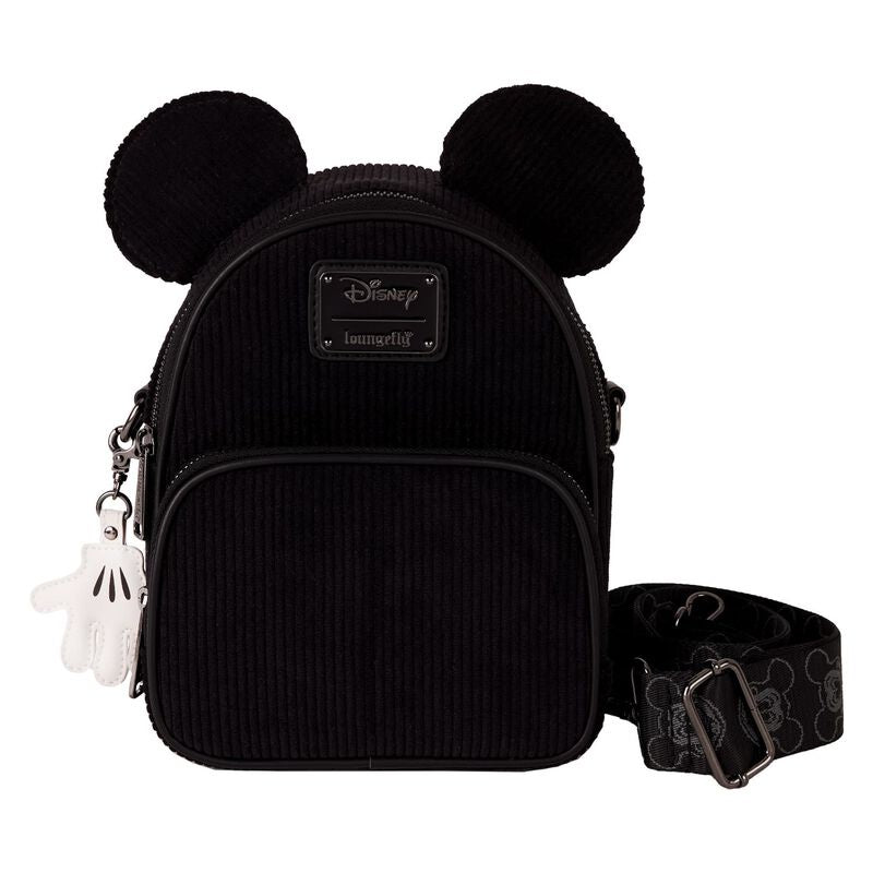 crossbody backpack purse mini Mickey Mouse Classic Corduroy Convertible Mini Backpack & Crossbody Ba
