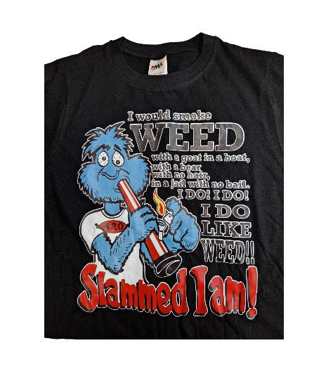 Slammed I am Like Weed Adult T-Shirt - Black