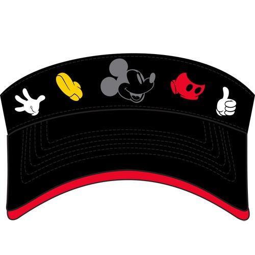 Adult Mickey Parts Visor, Black