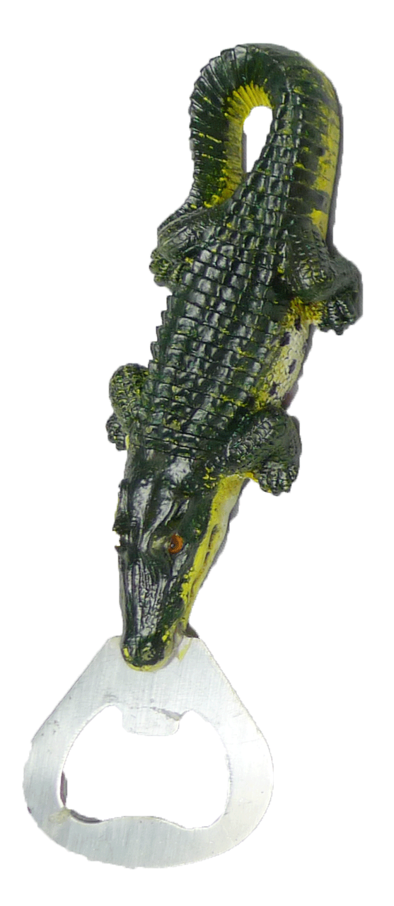 Alligator Bottle Opener Magnet 5"