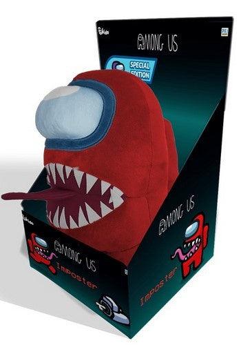 Among Us Red Impostor with Tongue Teeth Plush