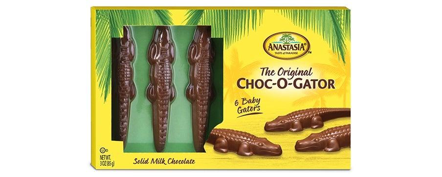 Anastasia Confections - Baby Choc-o-Gator 6pc 3oz Box