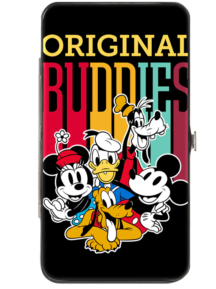 Mickey Mouse and Friends Group Pose Hinged Wallet