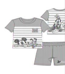 Disney Mickey & Friends Green Shirt and Shorts Set