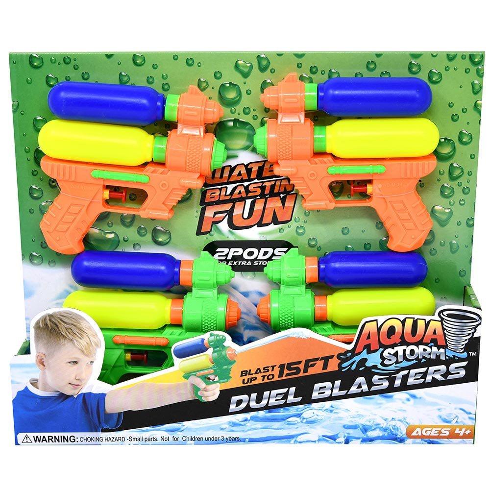 Aqua Storm 4pk 5.5" Water Gun in open box