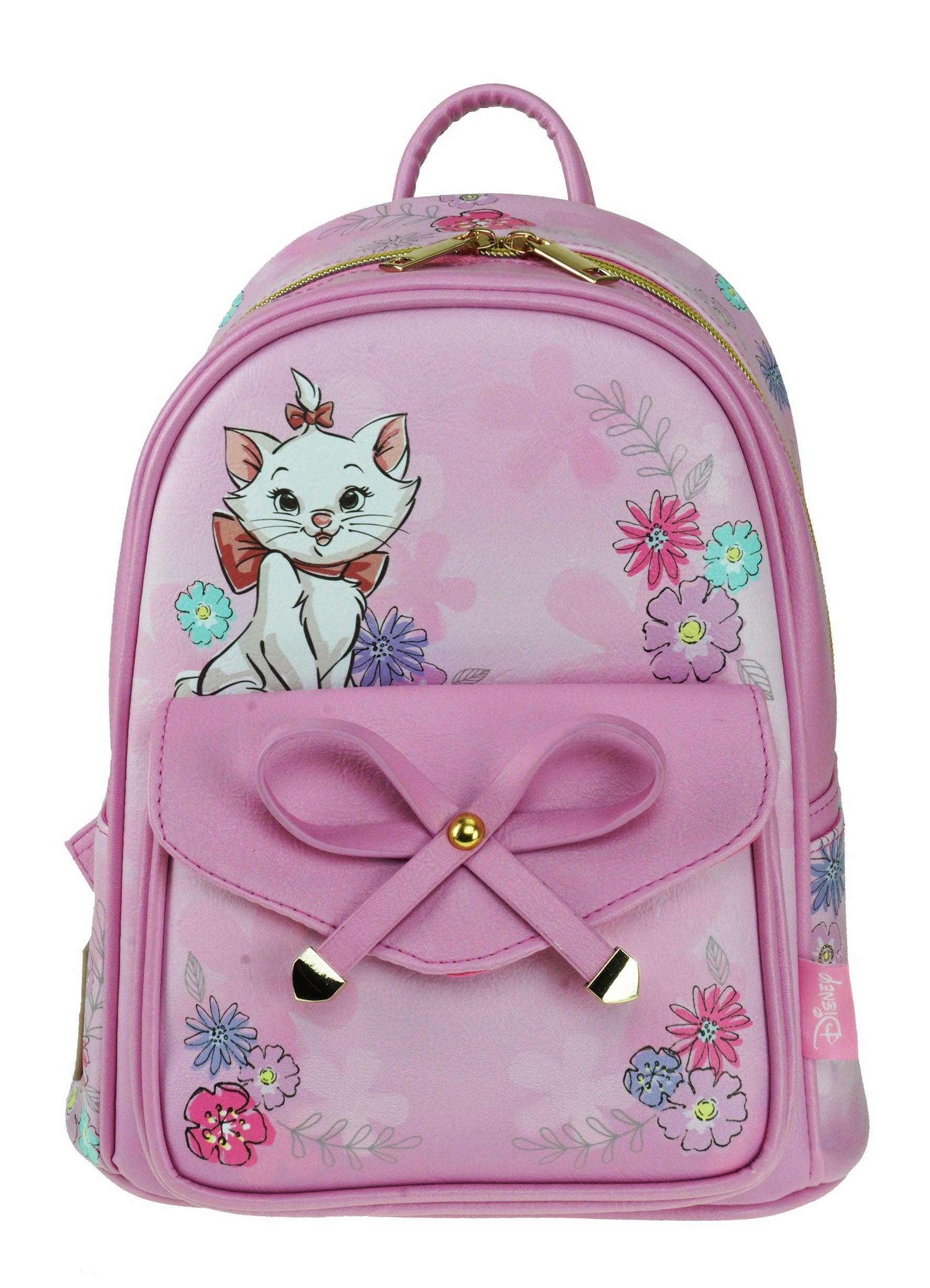 Aristocats – Marie 11″ Faux Leather Mini Backpack – Ribbon