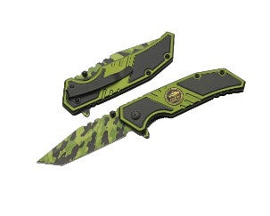 FK-4.75" Army Camo Liner Lock Knife