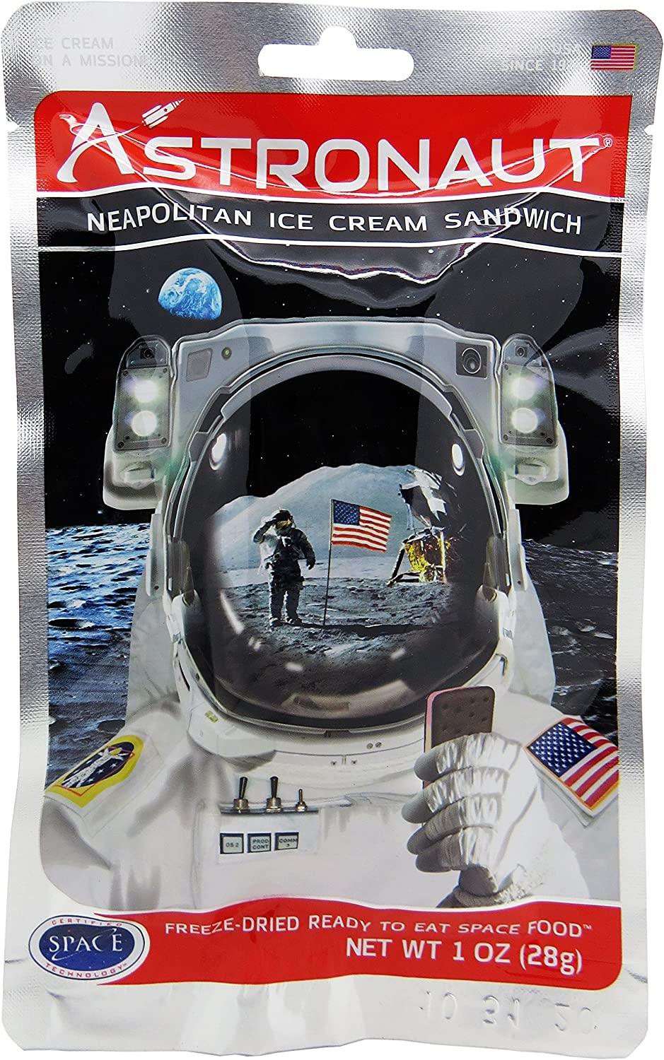 Astronaut Neapolitan Ice Cream Sandwhich