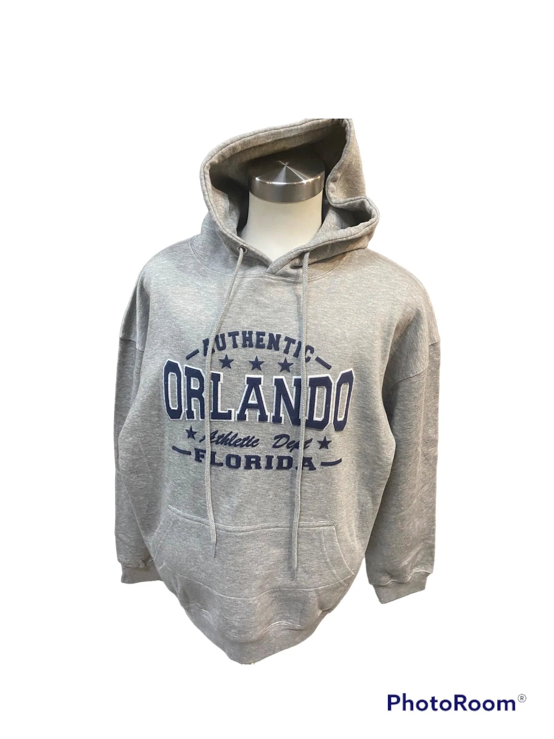 Authentic Orlando Florida Premium Heather Grey Hoodie