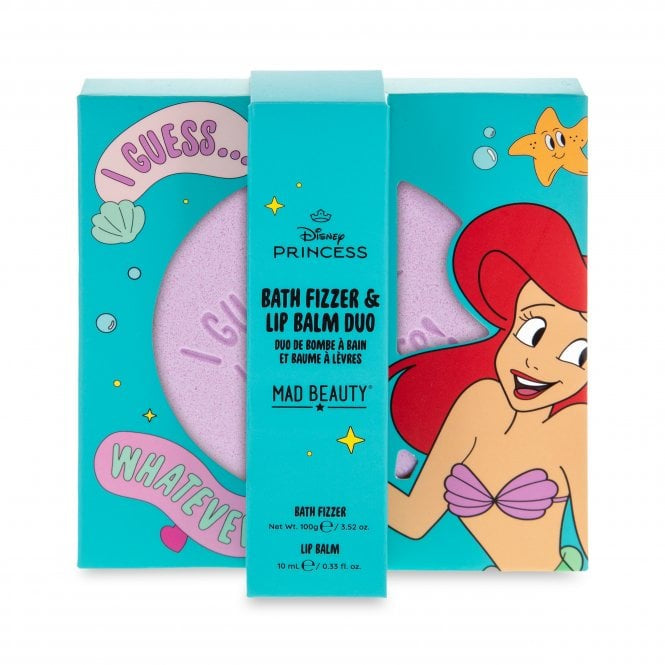 Disney Princess Express Yourself -Bath Fizzer & Lip Balm Set - Ariel
