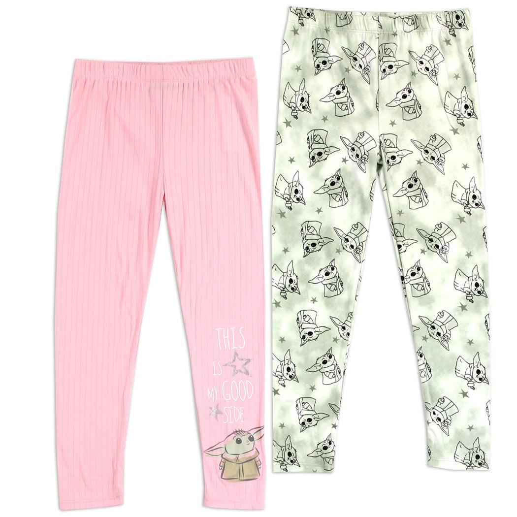 Baby Yoda 2-Pack Leggings Big Girls