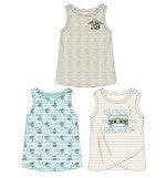 Baby Yoda 3 Pack Sleeveless Shirts, Girls 7-16